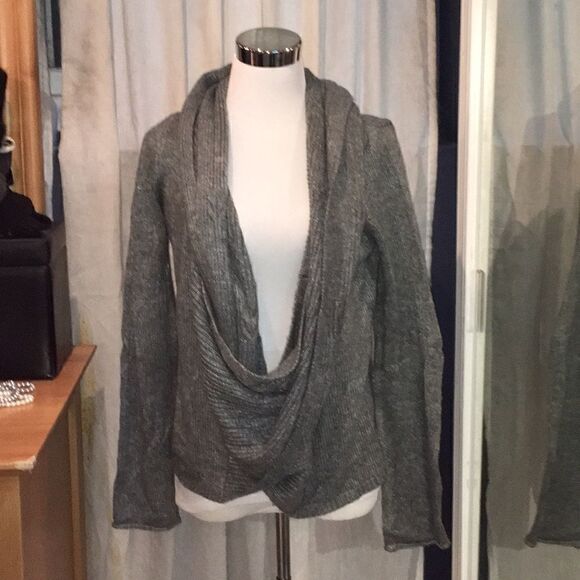 euc Talbots cardigan with attached scarf size s/m - Picture 2 of 5